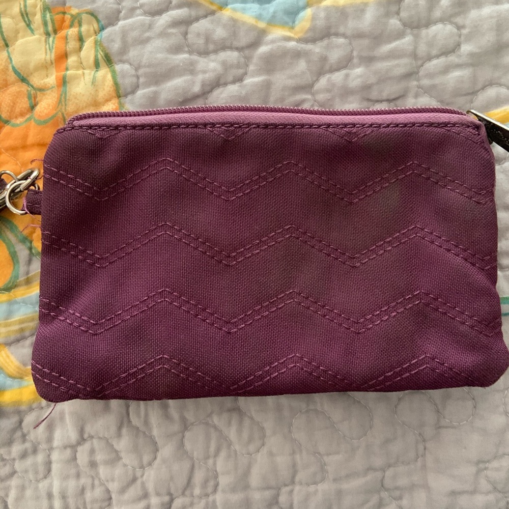 Thirty One Plum Colored Wristlet